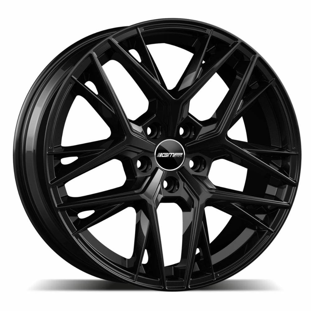 Cerchi in lega GMP modello LUNICA finitura GLOSSY BLACK misura 8x18
