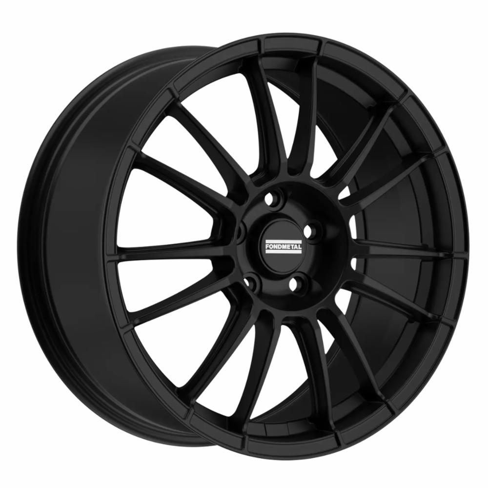 Cerchi in lega FONDMETAL modello 9RR finitura MATT BLACK dimensione 8x18