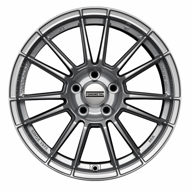 Cerchi in lega FONDMETAL modello 9RR finitura GLOSSY SILVER dimensione 8,5x19