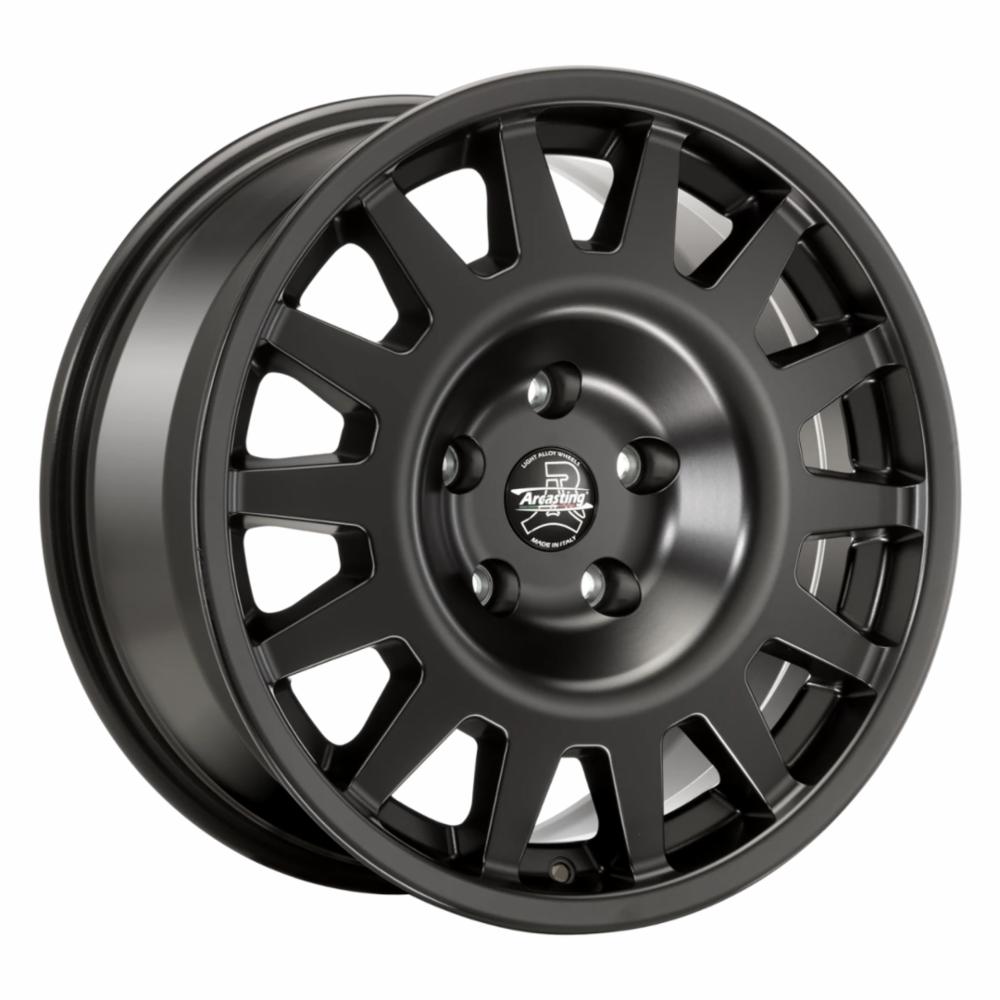 Cerchi in lega ARCASTING modello F15-TECH finitura NERO OPACO dimensione 7x16
