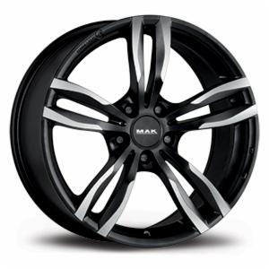 Cerchi in lega MAK modello LUFT finitura ICE BLACK dimensione 8x18