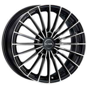 Cerchi in lega MAK modello VOLARE+ finitura BLACK MIRROR dimensione 6,5x16