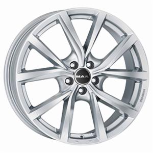 Cerchi in lega MAK modello POLARIS finitura SILVER dimensione 8x19