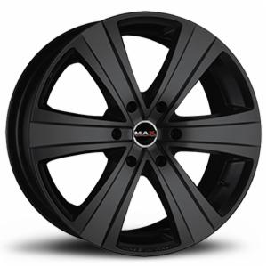 Cerchi in lega MAK modello FUOCO finitura MATT BLACK dimensione 7,5x17